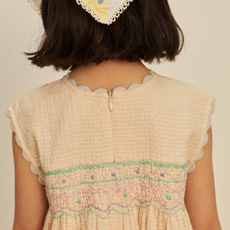 Apolina（アポリナ）2026SS GIGI MIDI DRESS - blush - キッズ