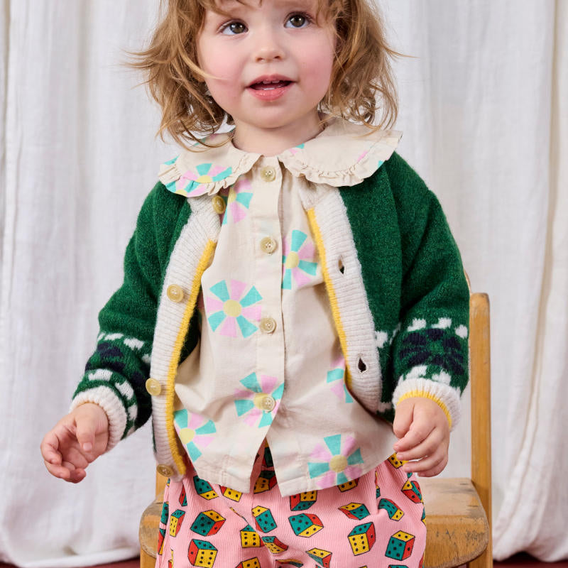 BOBO CHOSES（ボボショーズ）2025AW Kaleidoscope jacquard cardigan