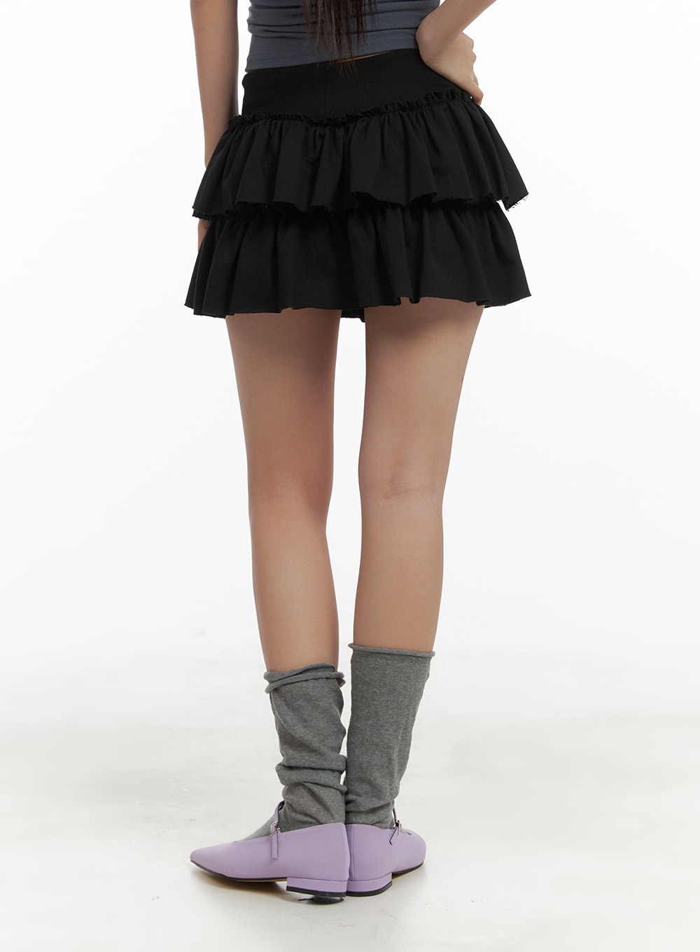 String Frill Mini Skort CA409 - Korean Women's Fashion | LEWKIN