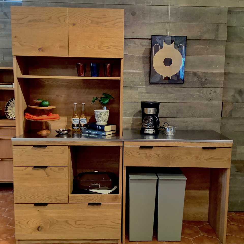 お値下げ【送料込み】unico ADDAY アディ キッチンボード 食器棚 unico