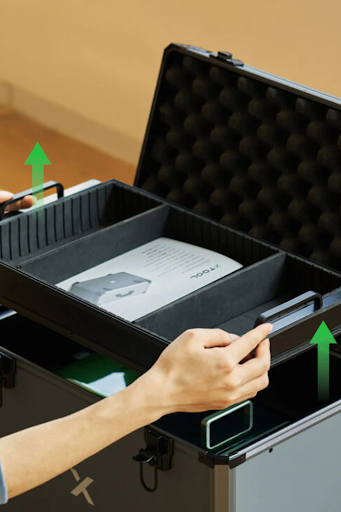 xTool F1 Rolling Hard Case | MatterHackers