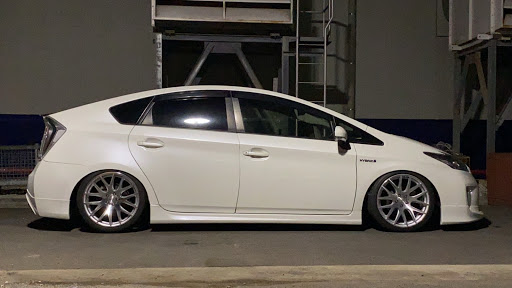 トヨタ プリウス ZVW30 前/後期 リア キャンバープレート 3度鬼キャン