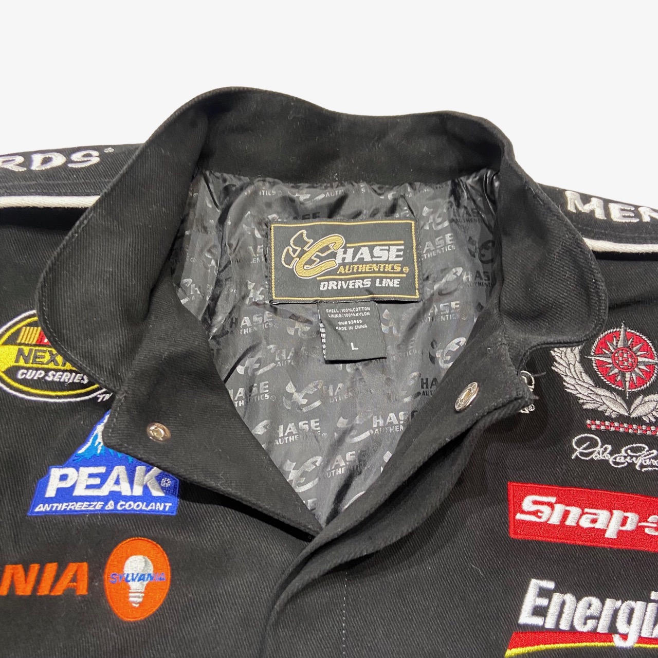 DEAD STOCK】CHASE AUTHENTICS NASCAR Racing Jacket “MENARDS”(SIZE:L