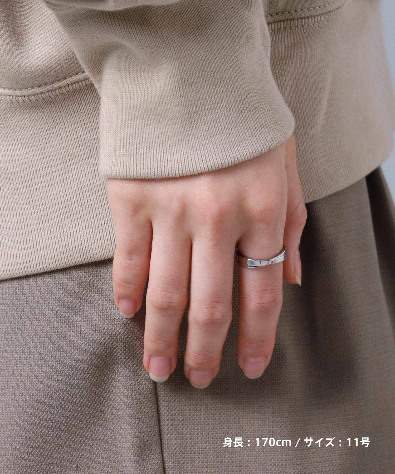 限定展開】“LH-1”クロスデザインリング（シルバー）/サージカル