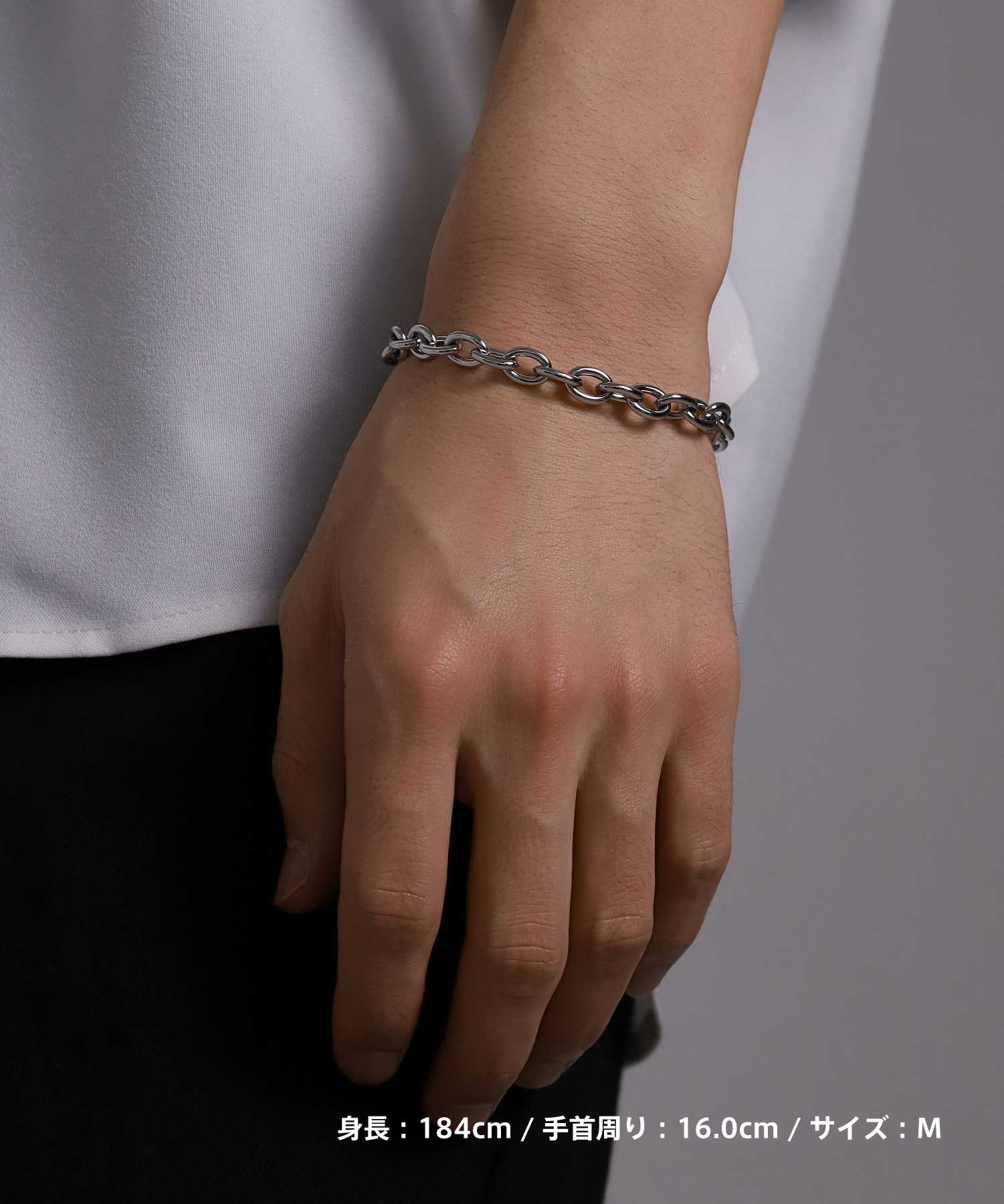 限定展開】“LH-1”ヴァリアスチェーンブレスレット/アズキ/サージカル