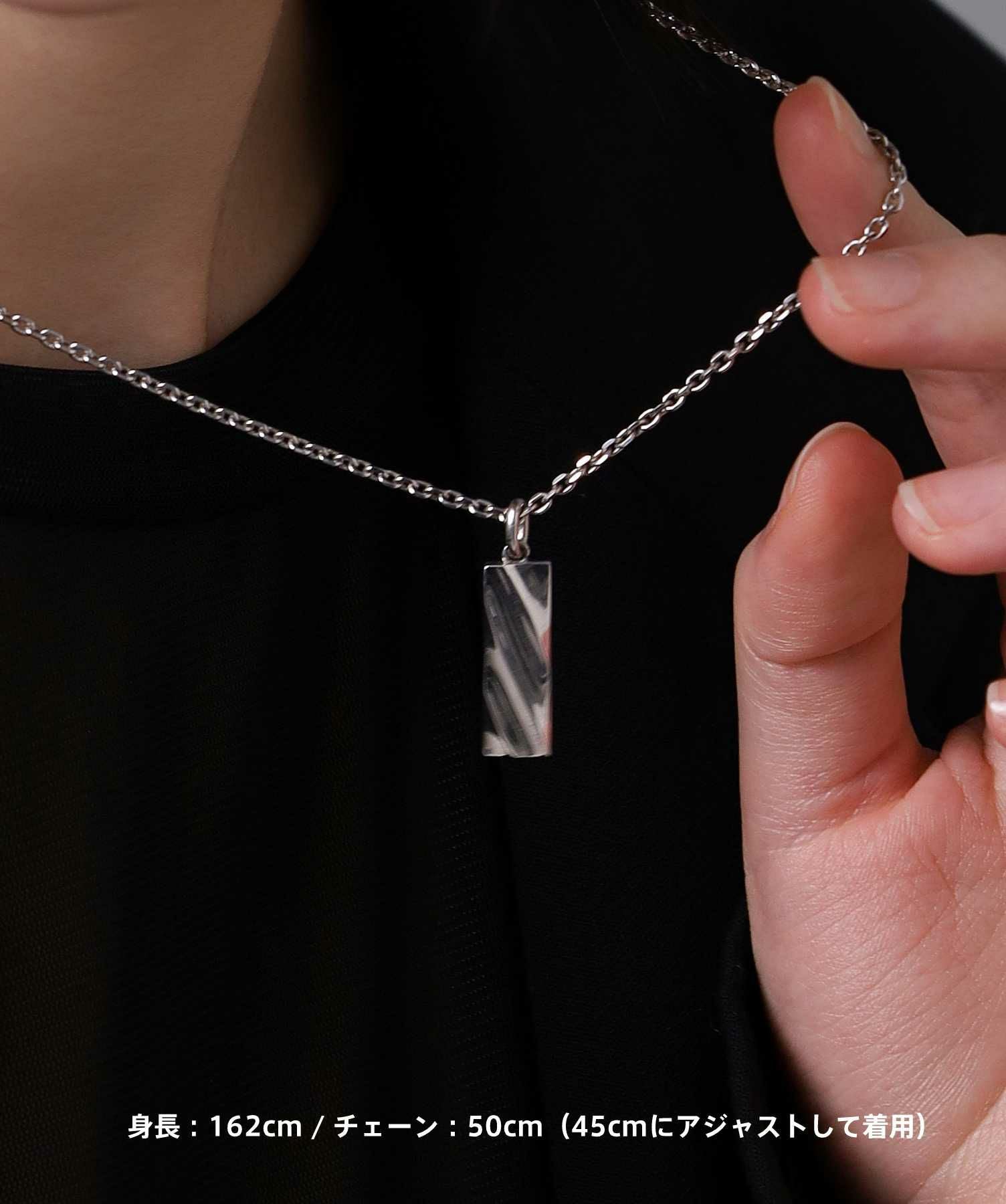 for Gift”ツイストtecプレートネックレス/シルバー925 | LION HEART