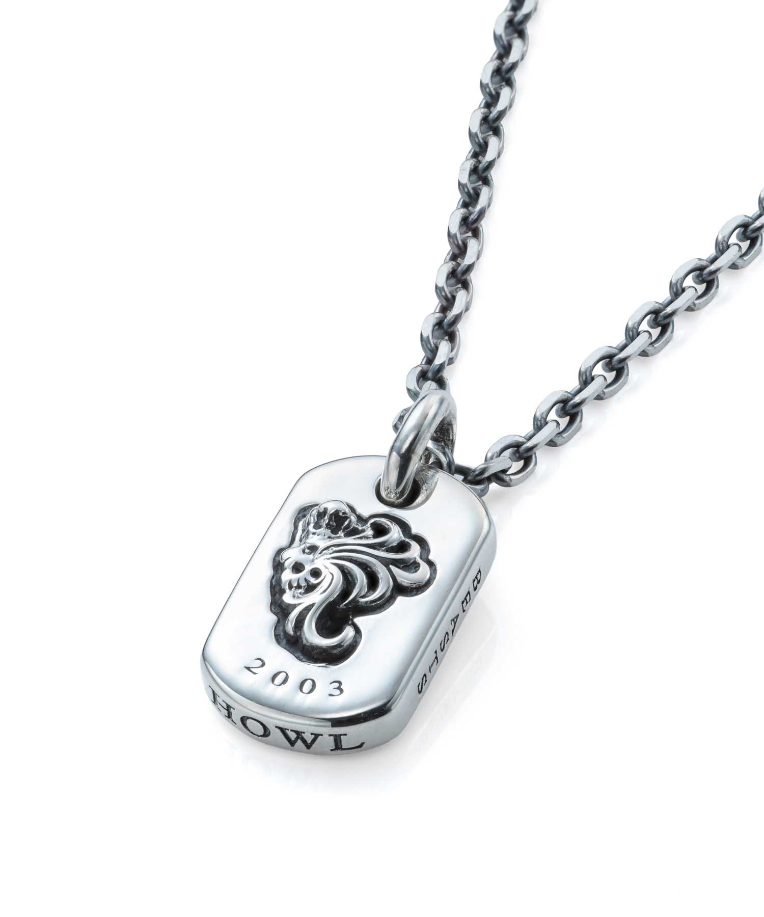 HOWL”ドッグタグネックレス/シルバー925 | LION HEART STORE｜ライオン