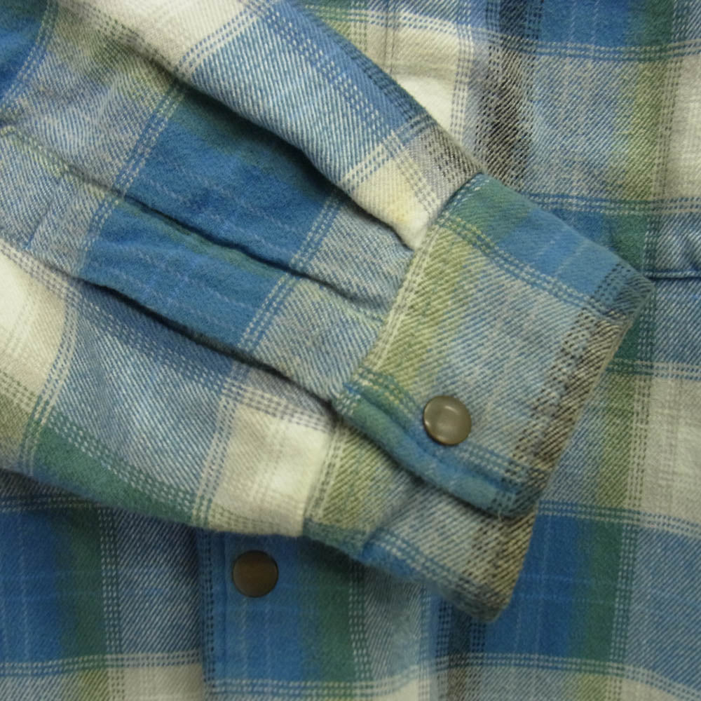 Supreme シュプリーム 19AW Quilted Hooded Plaid Shirt キルテッド