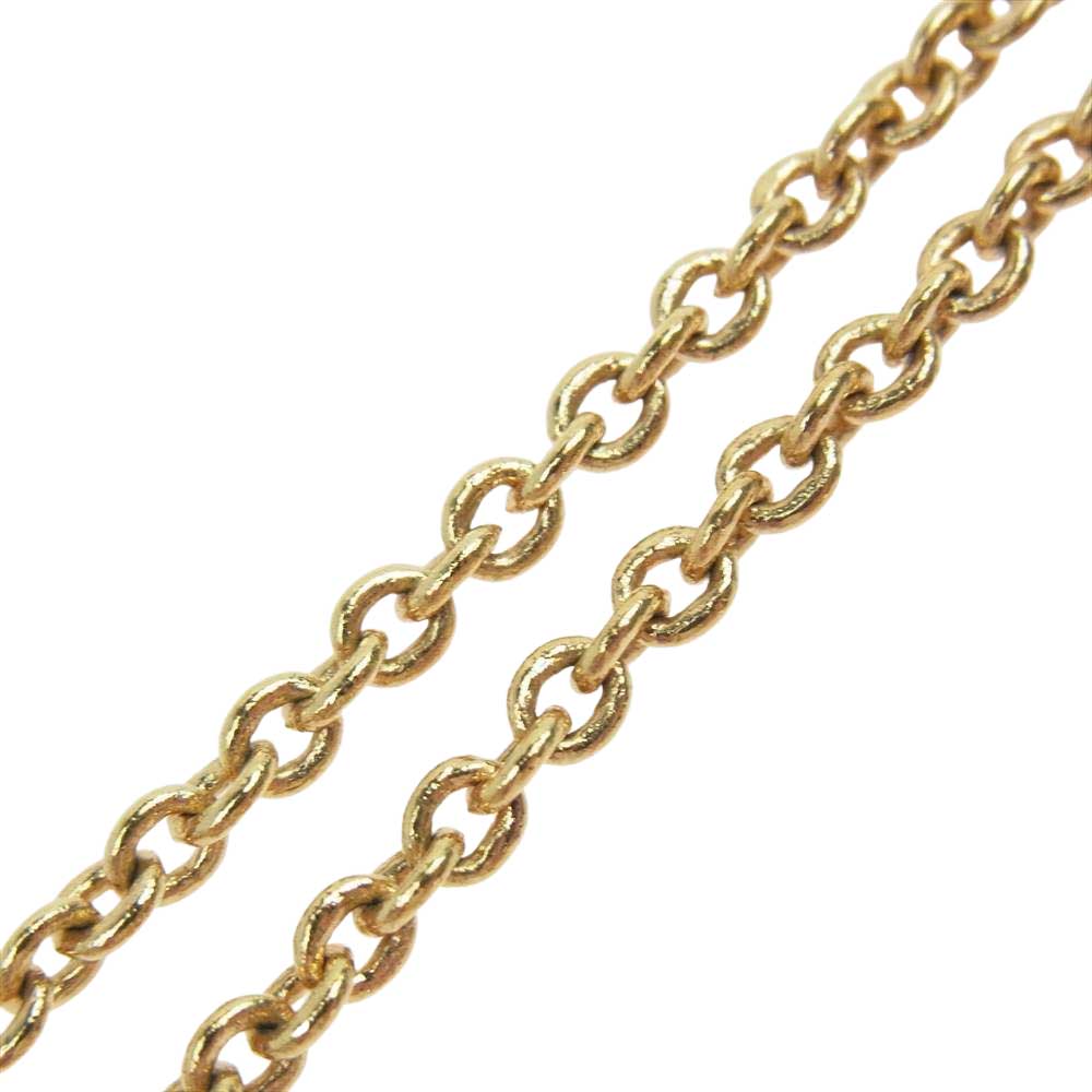 Christian Dior クリスチャンディオール ロゴ ネックレス ゴールド系