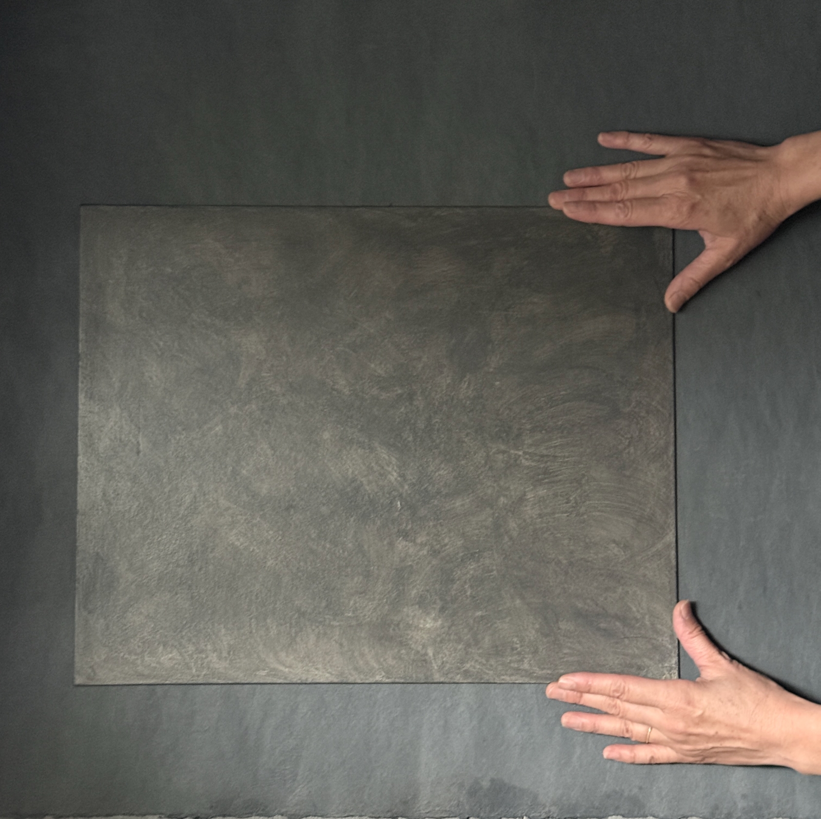 ハタノワタル 】 和紙の敷板・360×450（ 灰色系 ） « gullam.life&arts