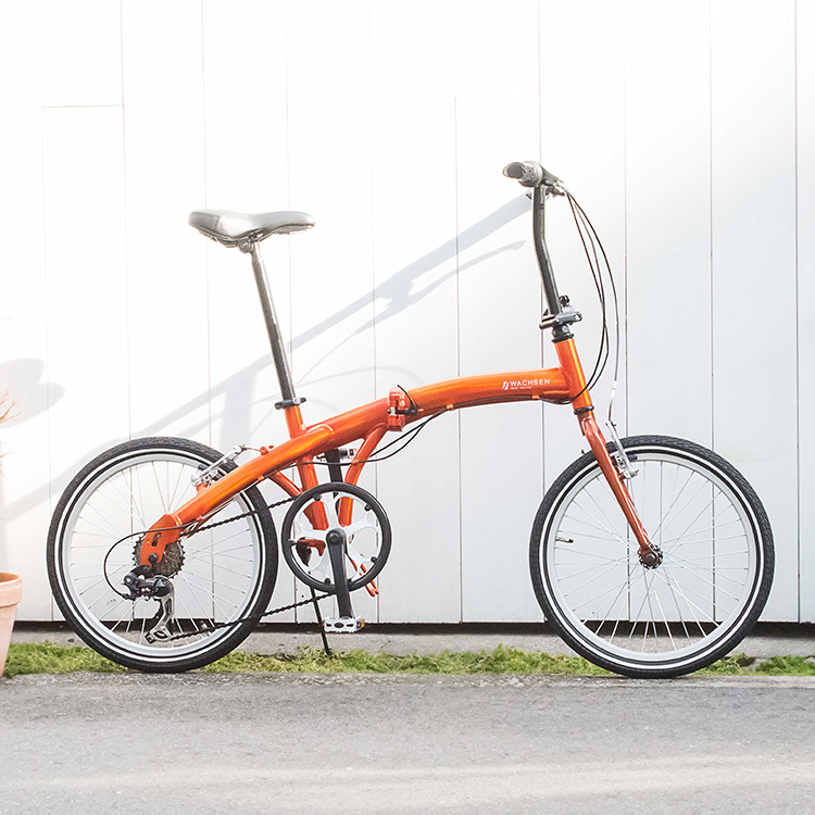 20インチアルミ 折りたたみ自転車 6段変速 ORAN WBA-2001 | WACHSEN