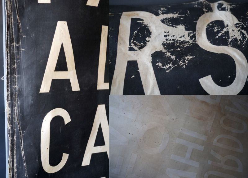 ENGLAND antique BUS ROLL SIGN 1964's LONDONロゴ入り バスサイン