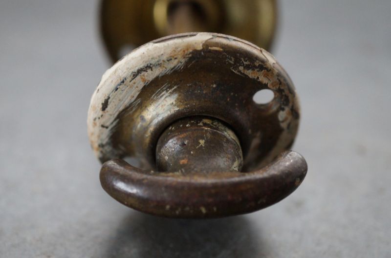 U.S.A. antique Doorknob & Plate アメリカアンティーク ガラス