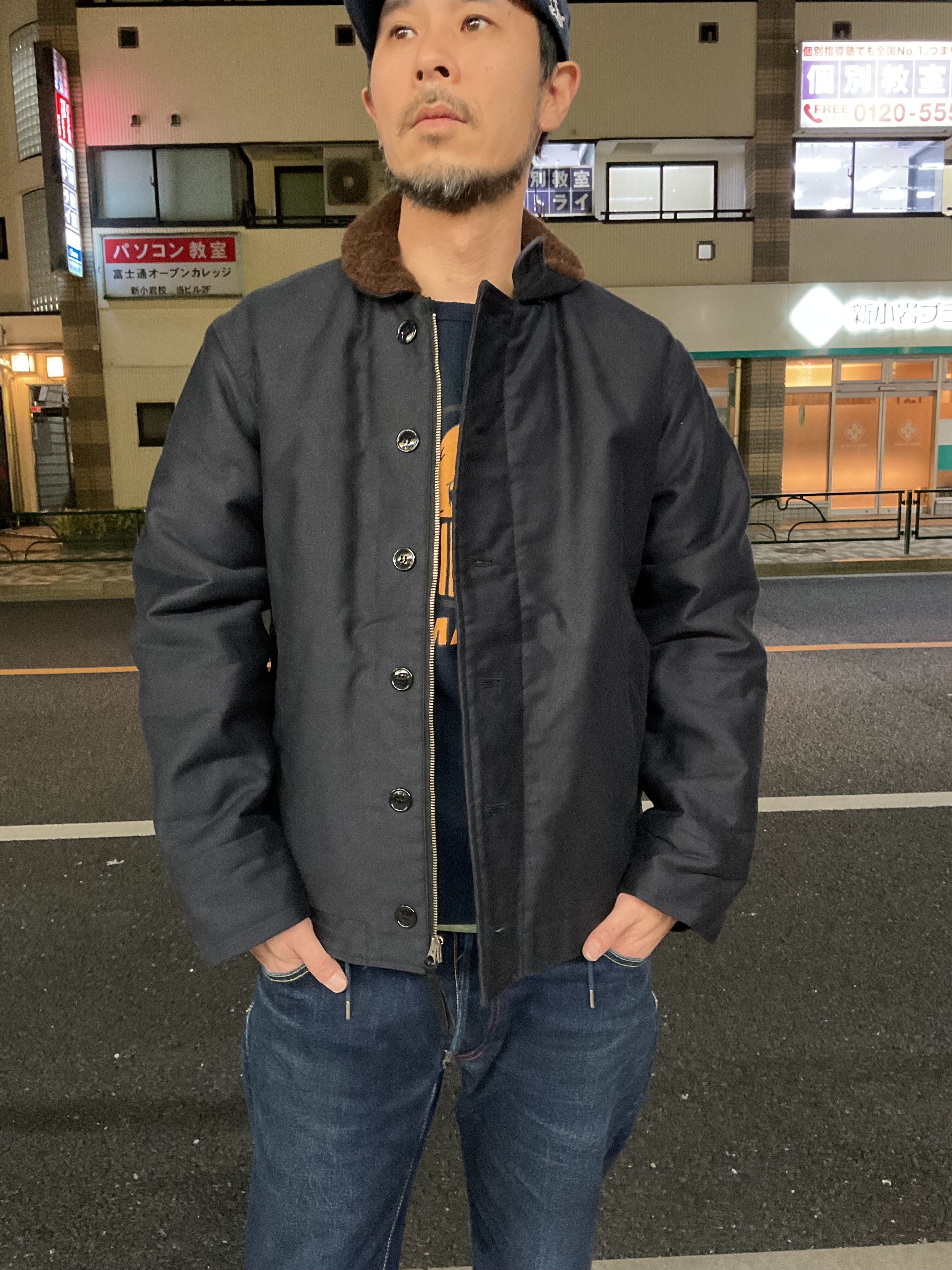 バズリクソンズ！！N-1デッキジャケット ネイビーモデル NAVY