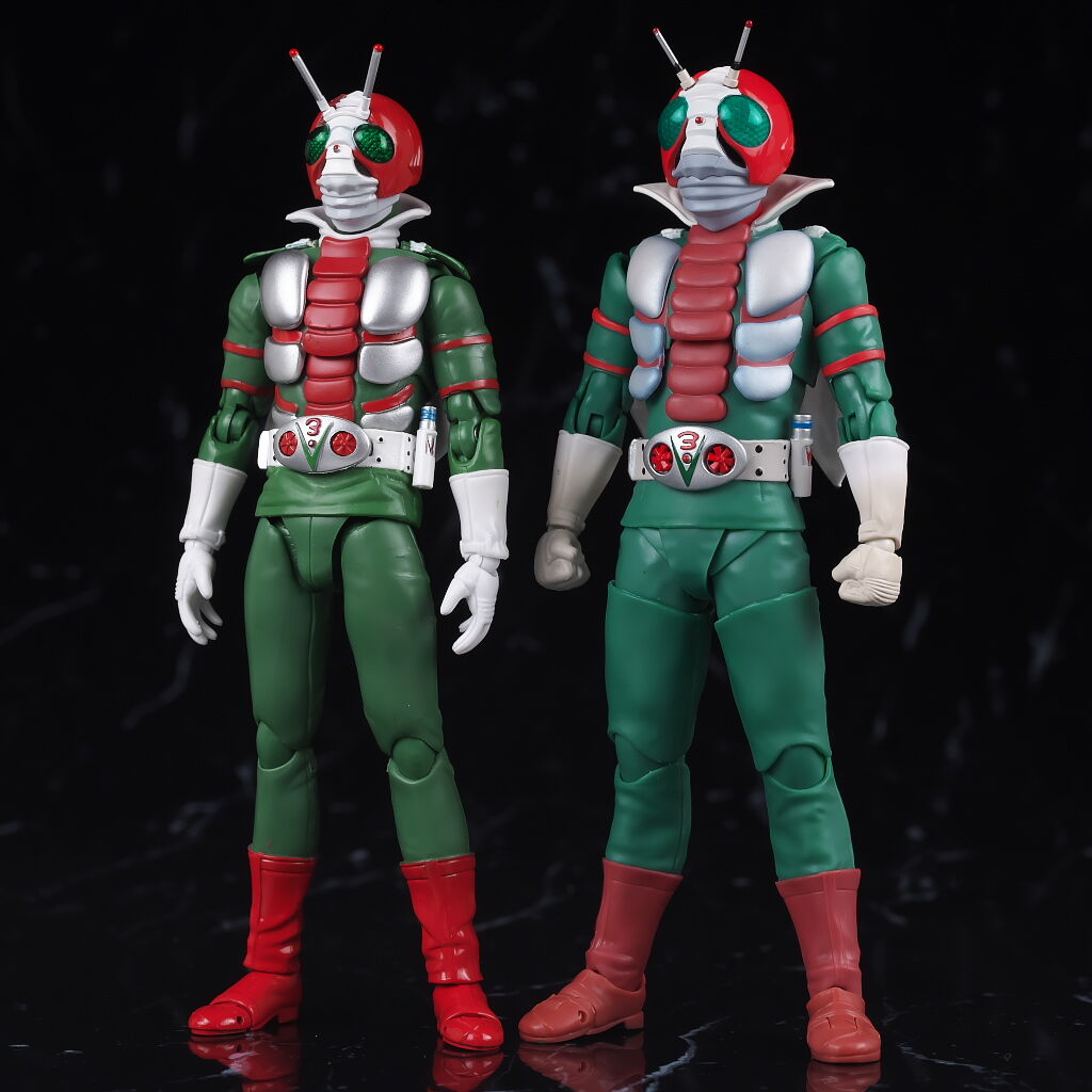 S.H.フィギュアーツ (真骨彫製法) 仮面ライダーV3 レビュー : はっちゃか