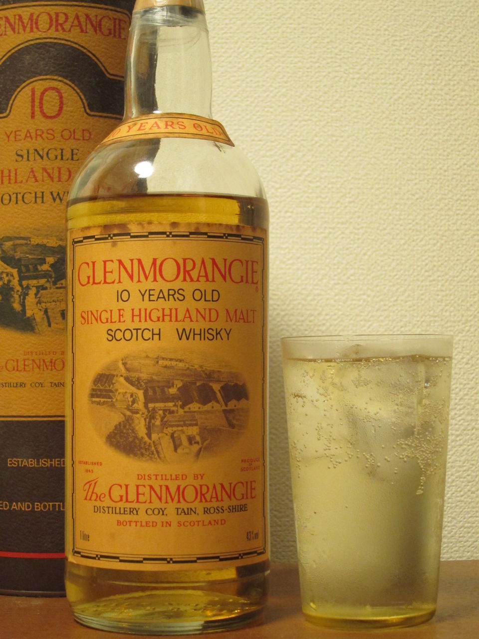 グレンモーレンジ 10年 1980年代流通 43% : くりりんのウイスキー置場