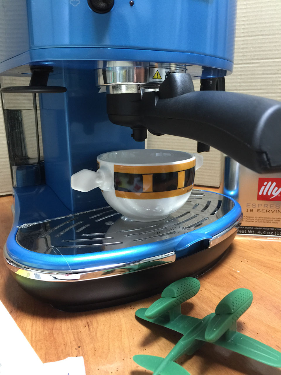 デロンギ アイコナ エスプレッソマシン ブルー EC0310B デロンギ