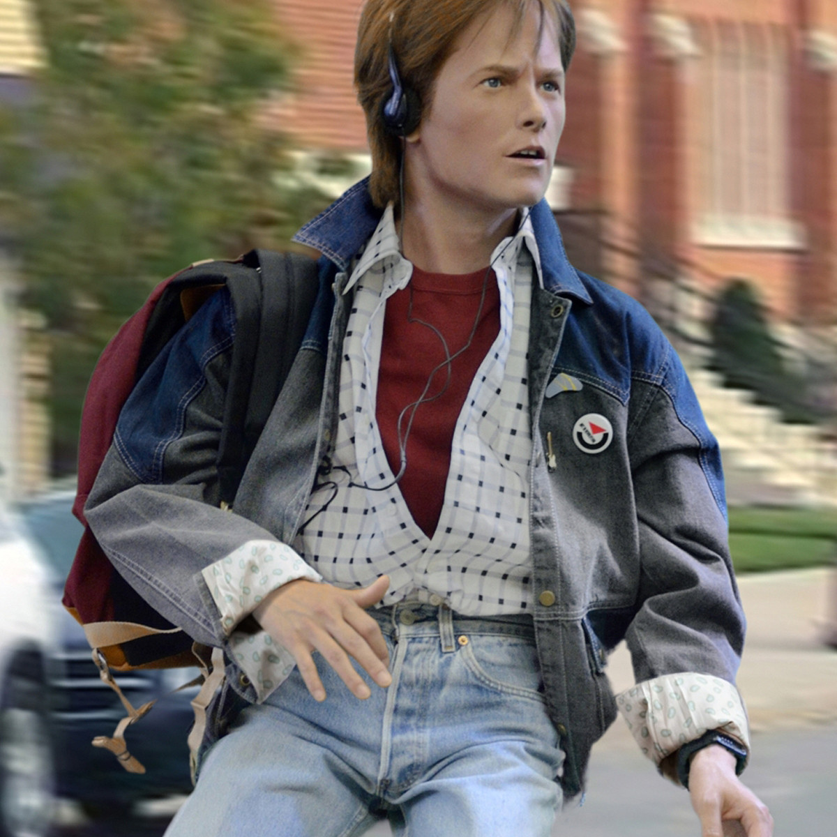 バック・トゥー・ザ・フューチャーのデニムジャケット : MAX CADY'S STUDIO