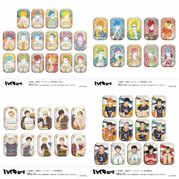 ハイキュー!! スクエア缶バッジ【セブンネット限定 】 : アニメ＆漫画