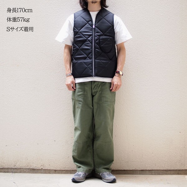 SNAP'N'WEAR / スナップンウェア】#300 Quilted Nylon Vest. 軽量で