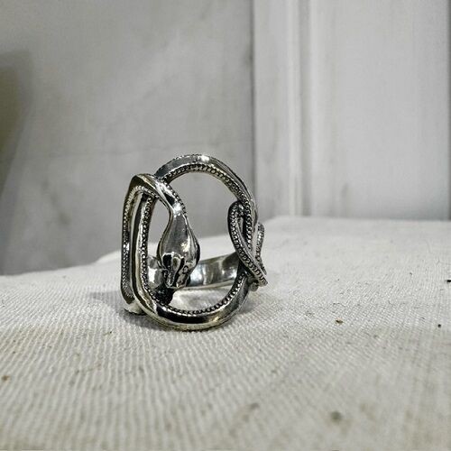 Rusty Thought ／ Permanent Amulet Ring Large : CHARCOAL*GREEN BLOG