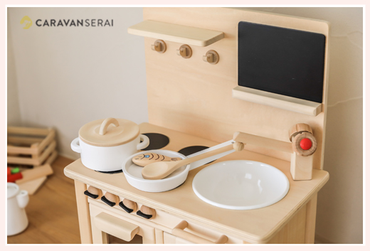 木のおもちゃ「ミラン(Milan)」様の商品撮影 | おままごとキッチンや