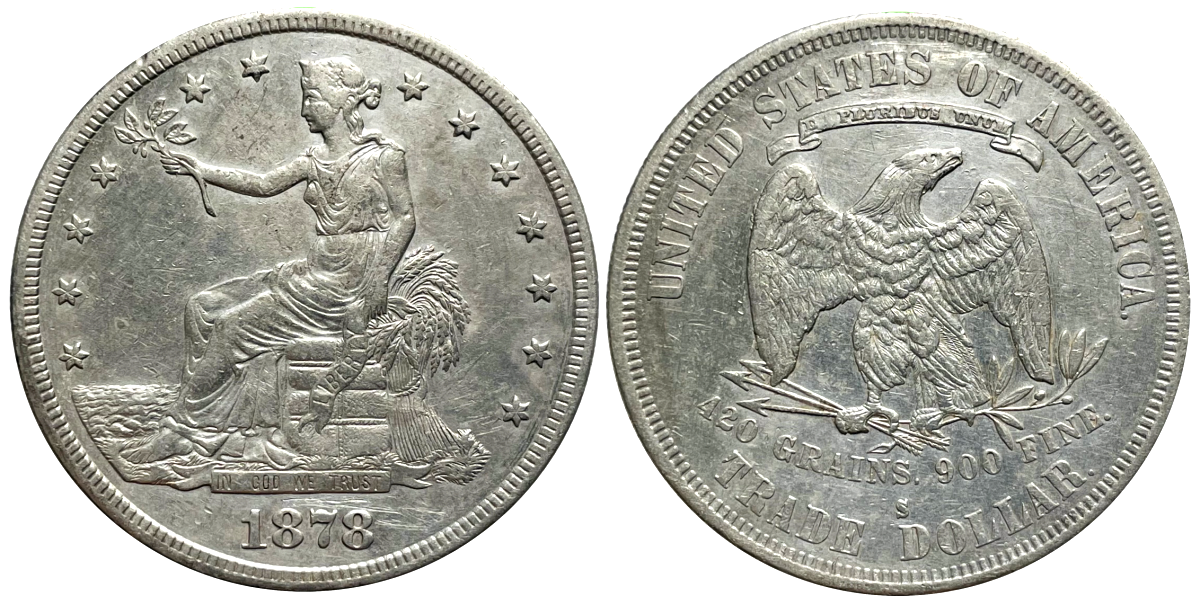 プルーフライク) アメリカ合衆国 モルガンダラー銀貨 1878 S (初年号