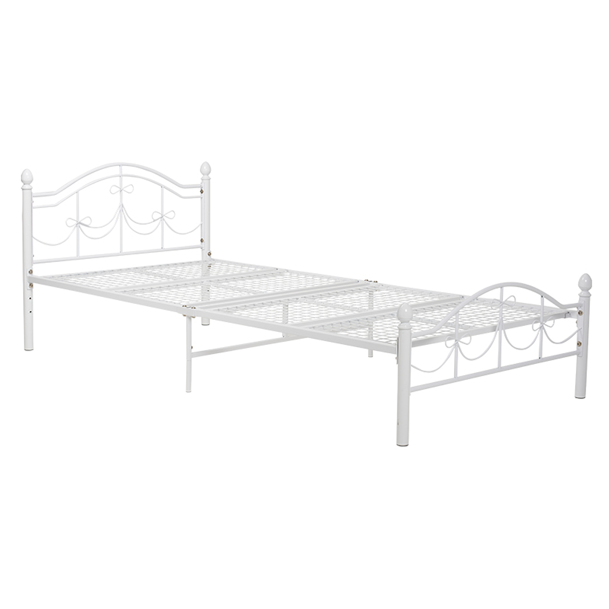 dショッピング |ベッド シングルベッド ベッドフレーム 姫系 白家具