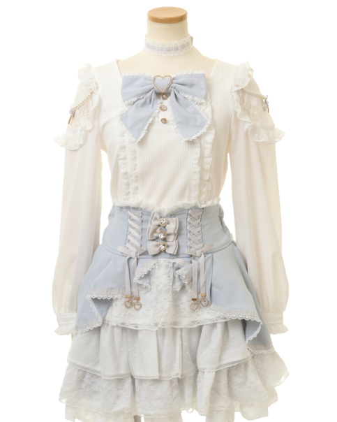 クロスレースリボンカットトップス ｜ LIZ LISA（リズリサ）公式通販