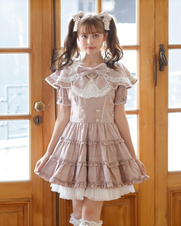 チェックリボンケープワンピース ｜ LIZ LISA（リズリサ）公式通販