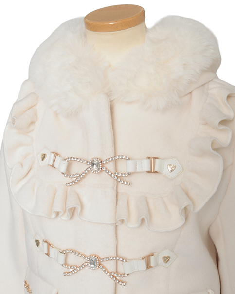 ビジューリボンショートフードコート ｜ LIZ LISA（リズリサ）公式通販