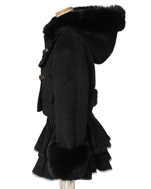 ビジューリボンショートフードコート ｜ LIZ LISA（リズリサ）公式通販