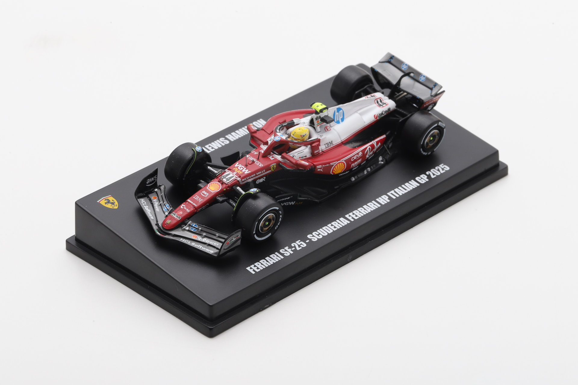 Ferrari SF-25 Italy GP 2025 - Lewis Hamilton - Scale 1:64