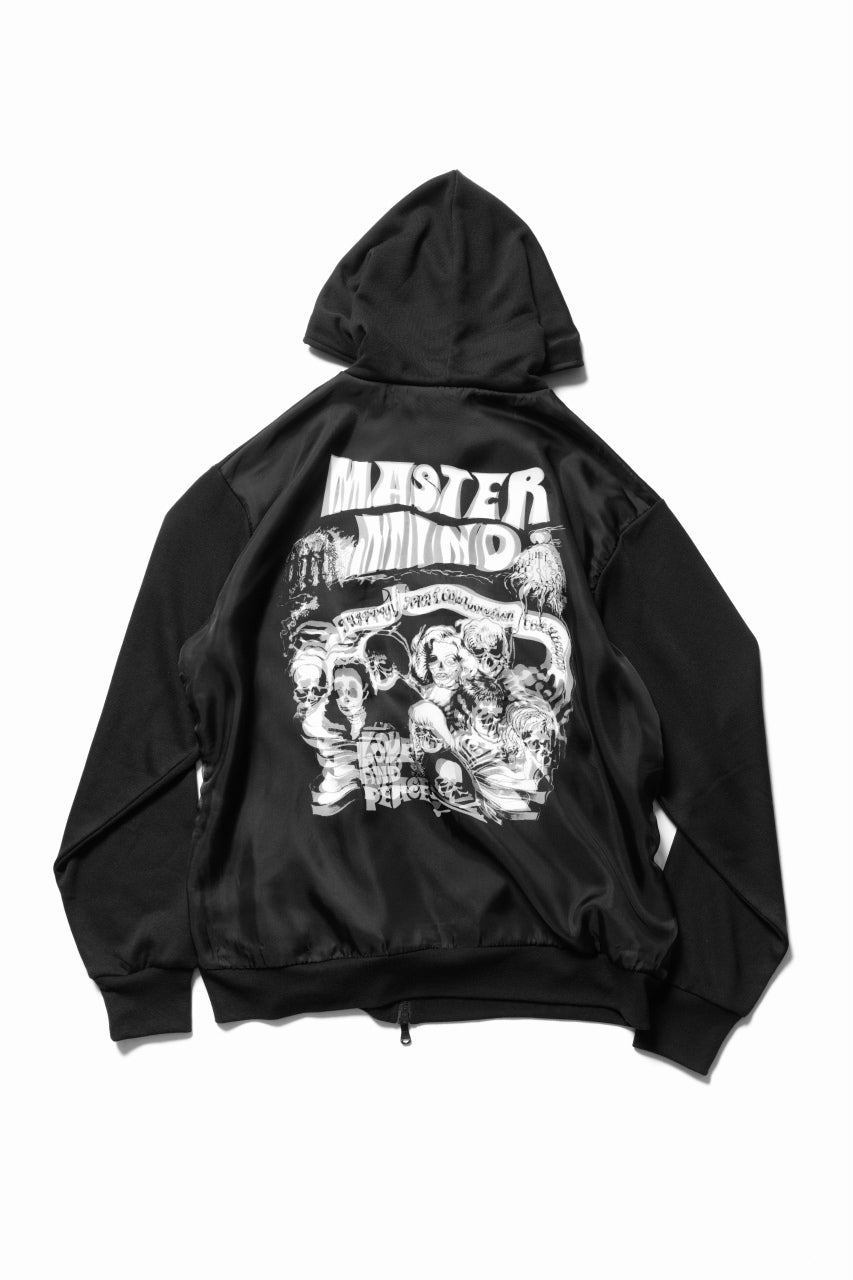 mastermind JAPAN x TRIPPY MIKIO ART ZIP PARKA ROCK STARS (BLACK)の