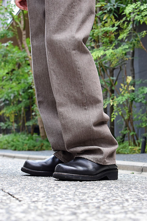 AURALEE[オーラリー] 23AW Hard Twist Denim 5P Pants [Mocha Brown]