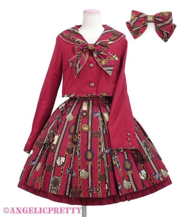 Chocolate Rosette School Set by Angelic Pretty