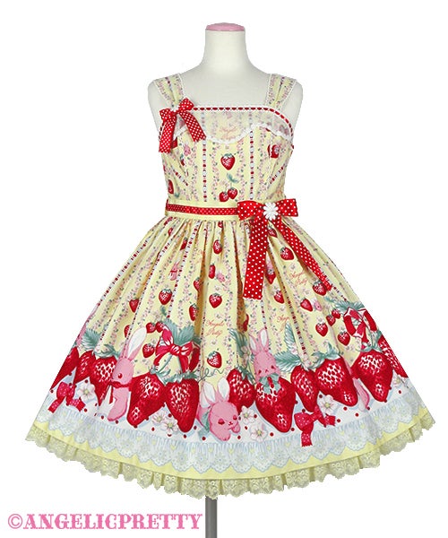Little Bunny Strawberry JSK by Angelic Pretty