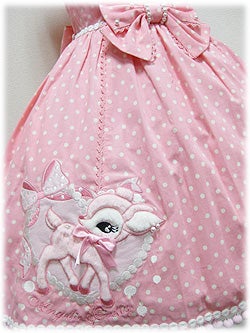Polka Dot Milky-chan Applique JSK by Angelic Pretty