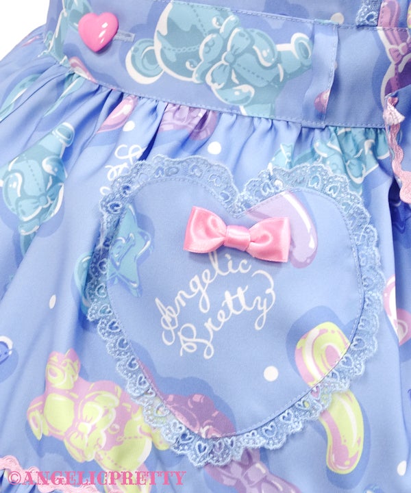 Jelly Candy Toys Heart Salopette by Angelic Pretty
