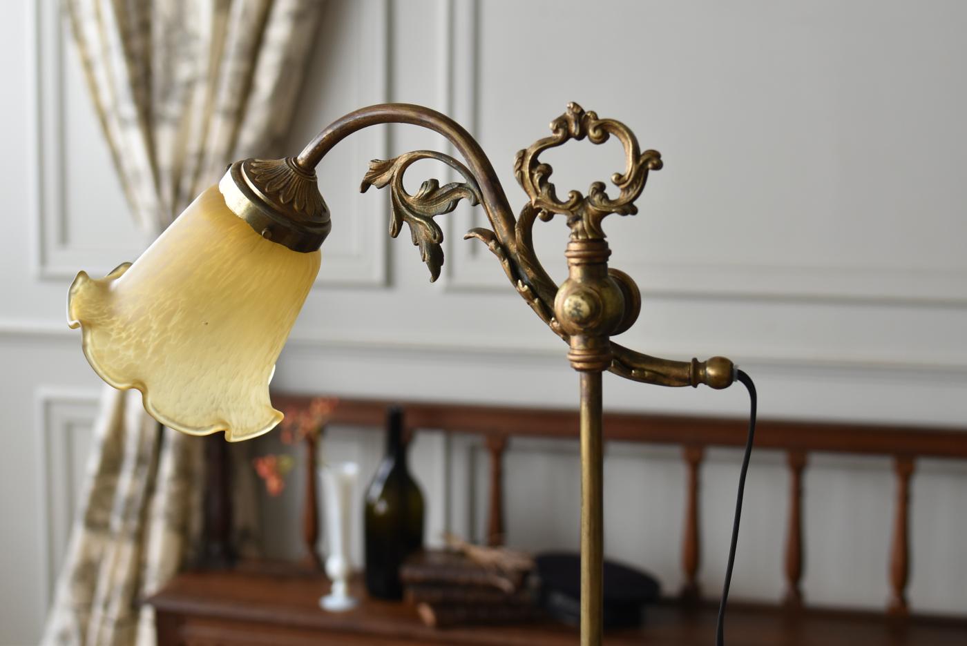 フランスアンティーク照明 デスクランプ.3 テーブルランプ