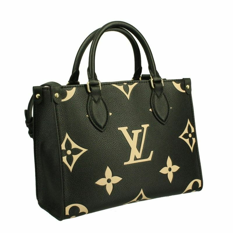 ルイヴィトン LOUIS VUITTON ハンドバッグ オンザゴー PM ブラック