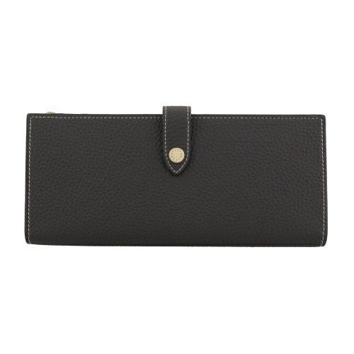 ボナベンチュラ 長財布 レディース チャコール×トゥルーグレー