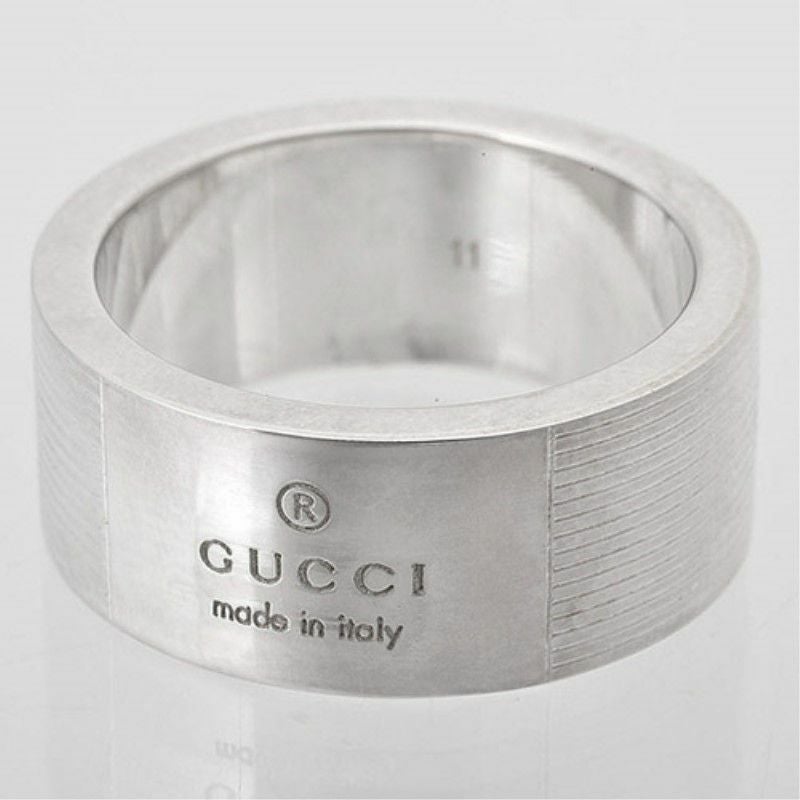 グッチ GUCCI 163179 J8400 8106 シルバー リング 11号 | GINZA