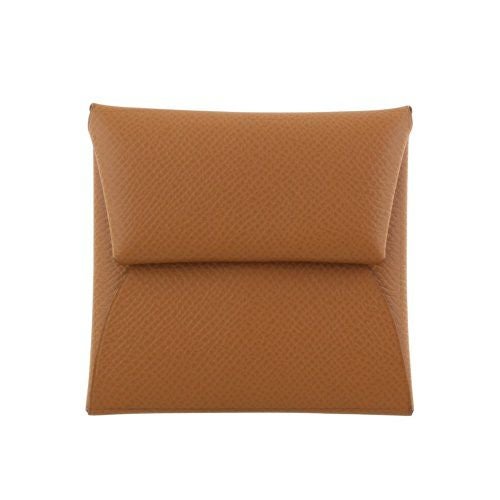 エルメス カードケース 名刺入れ カルヴィ ブラウン HERMES ゴールド