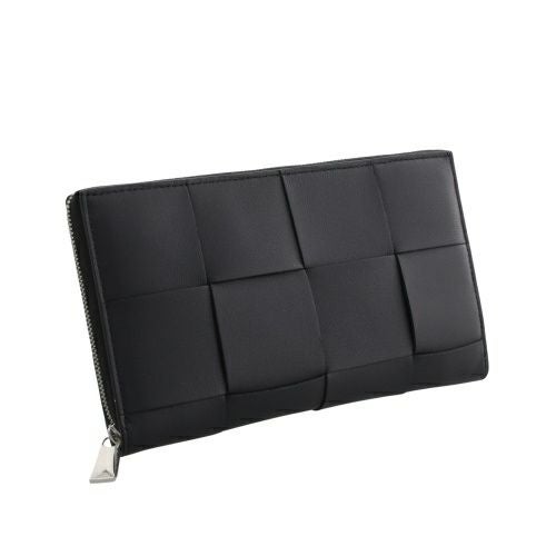 ボッテガヴェネタ 長財布 メンズ マキシイントレチャート カセット