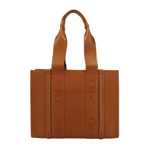 クロエ トートバッグ レディース ウッディ WOODY MEDIUM TOTE ブラウン