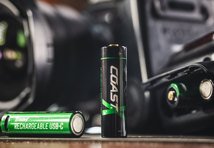 次世代充電池ZX AA（単3）／ZX AAA（単4）｜COAST｜LEDで高品質の