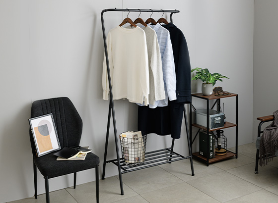 ハンガーラック・衣類収納 | ルミナススチールラック公式通販