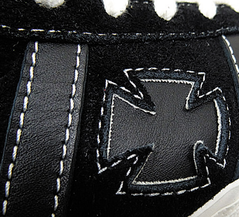 サムライ自動車倶楽部 】 アイアンクロススニーカー [ レザー X