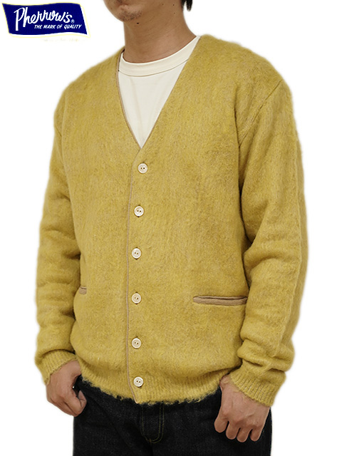Pherrow's（フェローズ） 】 モヘアニットカーディガン [ MOHAIR KNIT